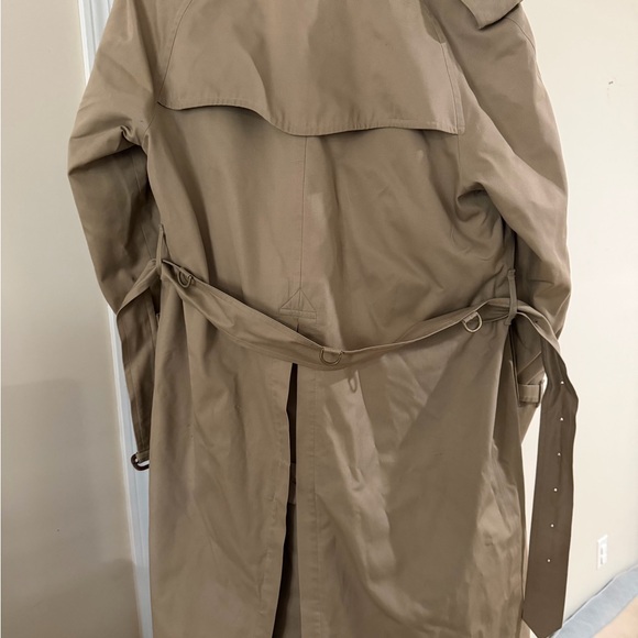 Burberry Tan Double-Breasted Trench Coat - Picture 8 of 8